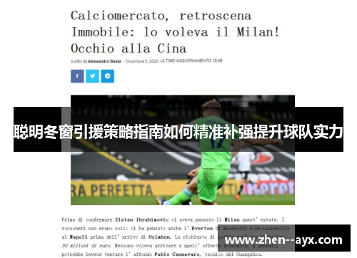 聪明冬窗引援策略指南如何精准补强提升球队实力 聪明冬窗引援策略指南如何精准补强提升球队实力